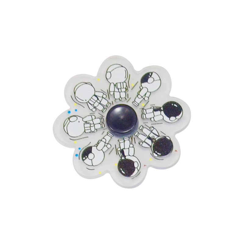 2021 горячая Распродажа аниме мультфильм снятие стресса забавная игрушка прозрачный акриловый 3D бег динамический палец Спиннер верхний гироскоп для пальцев