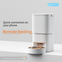 Distributeur automatique intelligent pour animaux de compagnie 6L avec contrôle par application WiFi 2.4G, repas programmés, prise en charge des aliments secs 14mm et batterie de secours