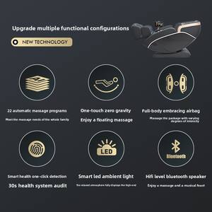 2025 Bestseller Sofa-Massagesessel, Elektrischer Ganzkörper-Massagesessel mit Fixpunkt-<span class=keywords><strong>Massage</strong></span> und Schwerelosigkeitsfunktion - Product Image 5