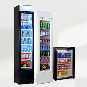 Réfrigérateur commercial à porte vitrée, ultra-fin, à température unique, <span class=keywords><strong>avec</strong></span> affichage numérique vertical et refroidissement par compresseur - Product Image 3