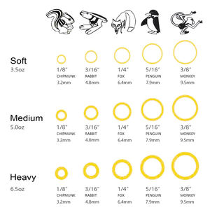 Bandes Bretelles <span class=keywords><strong>Force</strong></span> 3.5/5.0/6.5oz Consommables Dentaires <span class=keywords><strong>Orthodontique</strong></span> Dentaire Zoo Pack Élastiques Caoutchouc Haute Qualité Latex Weller Manuel - Product Image 5
