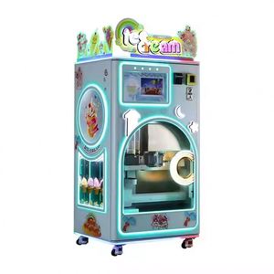 Máquina Expendedora de Helados Metálica Totalmente Automática Artberl, Favorita de los Niños, con Compresor de Refrigeración, Enchufe Estadounidense, Función SDK - Product Image 6