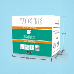 Chine usine en gros <span class=keywords><strong>WOS</strong></span> 118 universel 300ml clair étanche acétique GP Silicone mastic Construction à usage général - Product Image 6