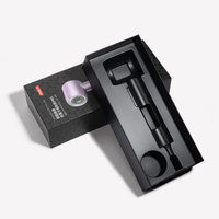 Boîte rigide personnalisée avec couvercle, doublure en plastique, emballage pour sèche-cheveux, gaufrage, laminage mat, revêtement UV, dorure à chaud, matériaux recyclés