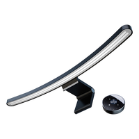 Barre lumineuse incurvée en aluminium pour moniteur avec télécommande, lampe LED anti-lumière bleue pour écrans de jeu, lumière de bureau pour la protection des yeux