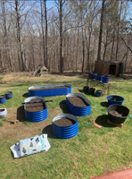 Bac de culture surélevé pour jardin - Bac de culture en métal écologique pour fleurs/plantes vertes, usage domestique et extérieur, vente en gros CN