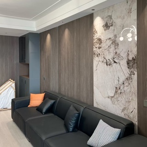 Panel de Pared de Chapa de Madera de Bambú y Carbón Vegetal de Mármol PET de Alta Calidad Hecho en China por Baijax para Decoración de Interiores - Product Image 2