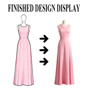 <span class=keywords><strong>Robe</strong></span> longue décontractée pour femme, personnalisable avec logo de marque OEM/ODM, fabriquée par des designers haut de gamme, respectueuse de l'environnement - Product Image 6