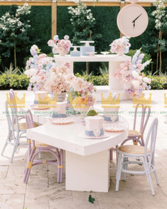 High Quality Handmade Rattan Kids <b>Chairs</b> for Wedding Birthday Event Rental Furniture Top Trend 2026 - Product Image 4