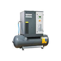 Compresseur d'air fixe lubrifié, alimenté en courant alternatif, refroidi par air, 380V, avec moteur, pour découpe laser