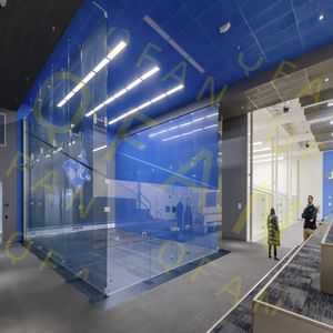 Terrain de <span class=keywords><strong>squash</strong></span> double intérieur APEX en verre trempé portable avec sol en bois à vendre, équipe d'installation disponible - Product Image 2