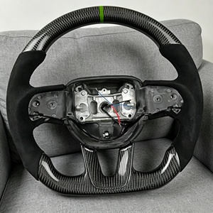 Volant de voiture, fibre de carbone sport noire de haute qualité, adapté à la <span class=keywords><strong>Dodge</strong></span> Challenger SRT <span class=keywords><strong>2015</strong></span> 2016 2017 2018 2019 2020 - Product Image 6
