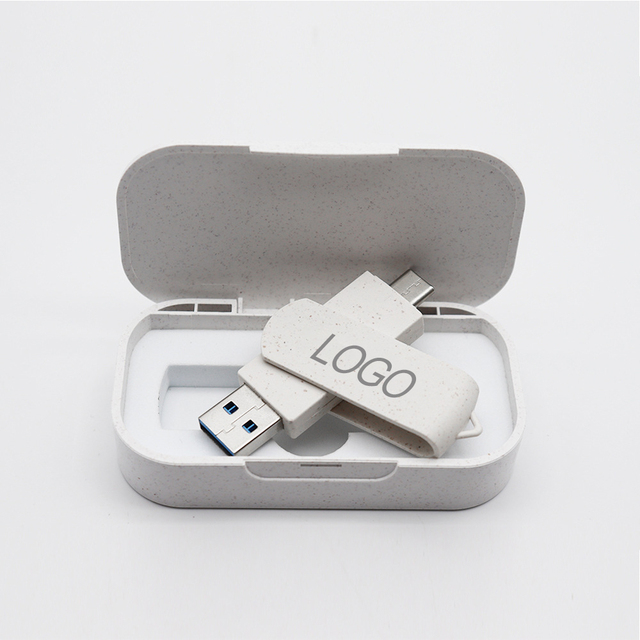 New Mini Usb 2.0 8Gb 16Gb 32Gb 64Gb 128GB Eco Friendly Wheat Straw Swivel Usb Stick 2.0 Pendrive Usb Flash Drive