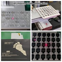 Portable industriel JPT 50W Fiber Laser Machine de marquage graveur grande taille en acier métal plaque imprimante avec déplacement X et Y axe