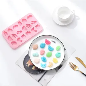 DIY Various Fruits shapes Sugar turning molding mold Cake Baking Silicone Mold mould Handmade Soap Chocolate Candy Mold Ice Grid