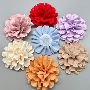 ดอกคามิลเลียทำมือจากกระดาษ ขนาด 12 ซม. อุปกรณ์ตกแต่งผม DIY ดอกไม้ประดับศีรษะ ติดรองเท้า หมวก เครื่องประดับ - Product Image 3