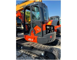 Mini-excavatrice Kobelco U55-4 de 1,2 tonne avec godet de terrassement d'une capacité de 0,12 m³, machine de terrassement d'occasion - Product Image 5