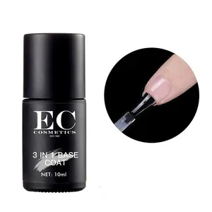 Nhãn Hiệu Riêng 1Kg Đình Chỉ Nail Polish Cơ Sở Một Uv Gel Cao Su 3 Trong 1 Nail Mở Rộng Tăng Cường Cơ Sở Coat Gel Số Lượng Lớn Bán Buôn