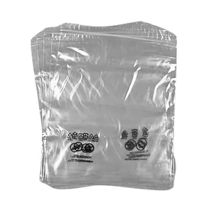 Customized Transparent LDPE Low Density Recyclable PE Plastic Zipper Bag With Printed Logo And Recycle Mark 4