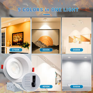 <span class=keywords><strong>Spot</strong></span> lumineux homologué ETL et FCC, résistant au feu pendant 2 heures, dimmable, sans boîtier, avec boîte de jonction - Product Image 3