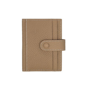 Monedero Pequeño de Cuero Genuino Ultrafino Tradicional para Mujer, con Cierre de Cremallera y Ranuras para Tarjetas de Crédito, Mini Tarjetero - Product Image 5