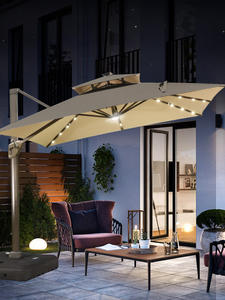 <span class=keywords><strong>Parasol</strong></span> design moderne <span class=keywords><strong>avec</strong></span> lumière solaire LED <span class=keywords><strong>Parasol</strong></span> spacieux <span class=keywords><strong>avec</strong></span> bras hydraulique - Product Image 3