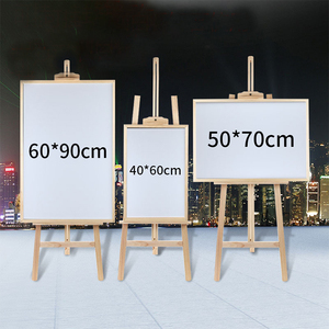 HZVCW Giá Đỡ Thông Báo MOQ Thấp Bán Sỉ Khung Gỗ Bảng Trắng Viết Từ Tính Bảng Đen Khung Gỗ - Product Image 2