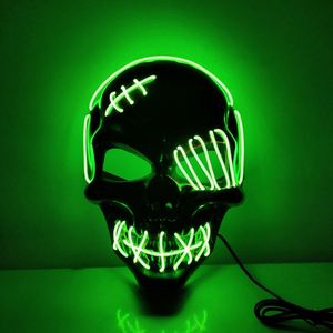 Máscara de Halloween hecha a medida Cicatrices LED de luz fría aterradoras y diseño de pirata de un solo ojo Hecho de PVC - Product Image 4