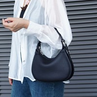 Sac à main élégant pour femme, grande capacité, à fermeture éclair, sac bandoulière simple pour l'automne