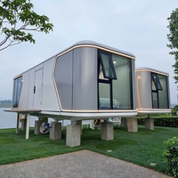 MZECOHOUSE Prix d'usine Maison mobile portable préfabriquée Maison capsule spatiale Maison mobile capsule