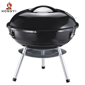 Barbecue portable mini Hongyi en acier inoxydable, grillades au charbon de bois, pour extérieur, patio, BQ18 - Product Image 2