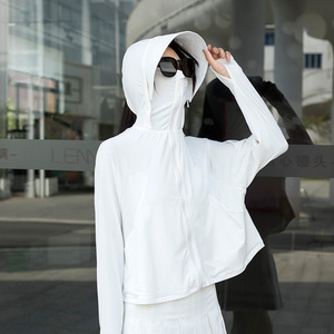 Chaqueta de Protección Solar para Mujer Jiemeirui, UPF50+, Transpirable, con Capucha, Manga Larga, para Actividades al Aire Libre - Product Image 2