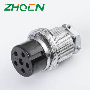 Штекер для авиационной розетки GX20, обычный 2-10-контактный винтовой фиксированный Электрический разъем - Product Image 5