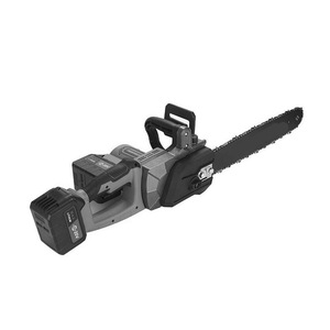 Tronçonneuse sans fil haute puissance à double poignée rechargeable au lithium-ion pour usage domestique et extérieur, scie électrique sans fil pour l'abattage d'arbres et la coupe de bois - Product Image 3