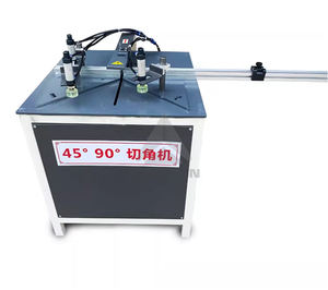 Machine de découpe à 45 et 90 degrés Machine de fabrication de cadres photo pour le travail du bois Machine de découpe de profilés en aluminium pour portes et fenêtres - Product Image 2