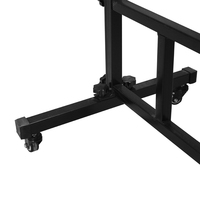 Support de gong détachable à montage rapide avec roues, cadre métallique stable, installation facile, support de gong pour la sonothérapie CN;SHN