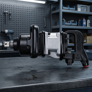 Clé à chocs pneumatique APLUS GWI-A1038 1 pouce, couple maximal 2 440 Nm (1 800 pi-lb), 3 600 tr/min, en alliage d'aluminium OEM, pour réparation automobile - Product Image 2