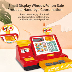 Juego de Compras de Plástico con Pilas FiveStar para Niños, Simulación de Caja de Supermercado para Juego de Imitación y Juguete Educativo Preescolar para el Hogar - Product Image 4