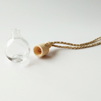 Bouteilles de parfum pour voiture en verre de 8 ml, flacons vides pour diffuseur de parfum suspendu pour voiture