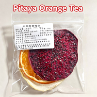 Dragon Fruit Orange Tea Fruittheezakjes Instant Fruitthees Fruitthees Thee met verse bloemen