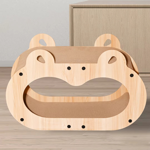 골판지 고양이 가구 휴식과 발 날카롭기를위한 대화 형 애완 동물 고양이 소파 - Product Image 1