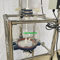 Réacteur d'agitation en verre borosilicaté à haute teneur en borosilicate 10 20 30 50 100 150 200L à température ambiante réacteur d'extraction liquide liquide