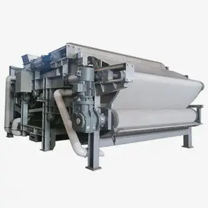 Slurry dewatering belt filter press for water plant waste treatment made in China