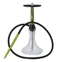 K3 Design Traditionnel 4 tuyaux Tuyau de narguilé portable Ensemble complet de pinces bol en céramique pour tabac à fumer en métal Prix bon marché Shisha