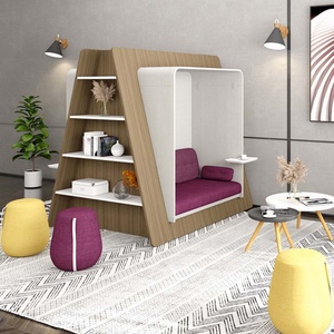 High Back <b>Sofa</b> Modern Acoustic Modular <b>Office</b> Lounge Chair <b>Sofa</b> Privacy <b>Sofa</b> Pod - Product Image 2