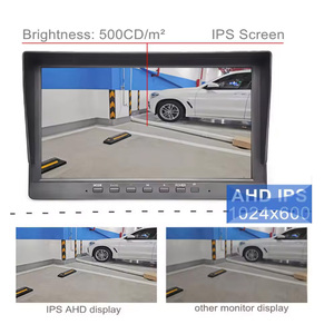 10.1 \ "FHD 1080P RV Xe Tải Trailer Sao Lưu Máy Ảnh Màn Hình DVR Hệ Thống Phía Sau Phía Trước Xếp Xem <span class=keywords><strong>4</strong></span> Chia Ghi Xe Đảo Ngược 1 Năm - Product Image 4