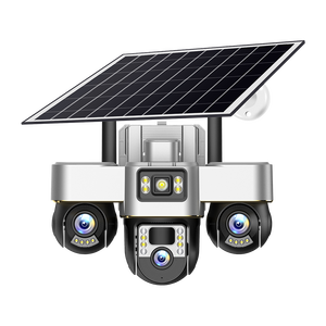 Cámara de Red Solar 4G con Grabación Continua Transfronteriza AOV, Tres Gimbals, Tres Pantallas, Panorámica de 360 Grados y CMOS - Product Image 1