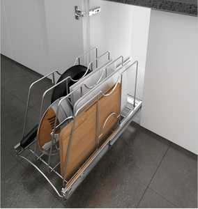 Organizzatore da Cucina STORKING con Cestello in Filo Metallico Cromato - Product Image 1