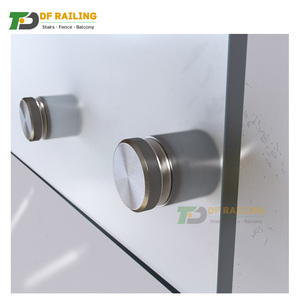 DF DDP Pas de taxe Rampes de balcon Entretoise en <span class=keywords><strong>verre</strong></span> en acier inoxydable dans les balustrades <span class=keywords><strong>et</strong></span> les mains courantes - Product Image 1