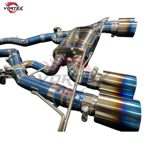 Escape Catback VORTEX Grado 5 Ti Valvetronic para BMW G80 M3/G82 M4 3.0T 2021-2025, Puntas Forjadas Quemadas, Instalación Directa con Tornillos - Product Image 3